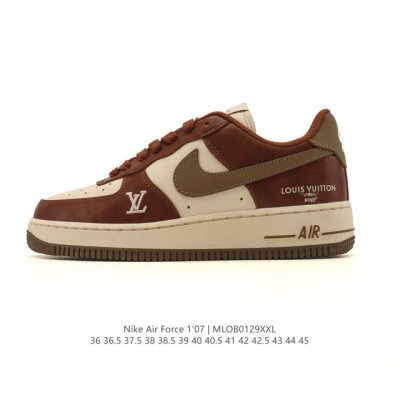 Company-grade Nike Air Force 1 '07 Low (Louis Vuitton collaboration) platform s