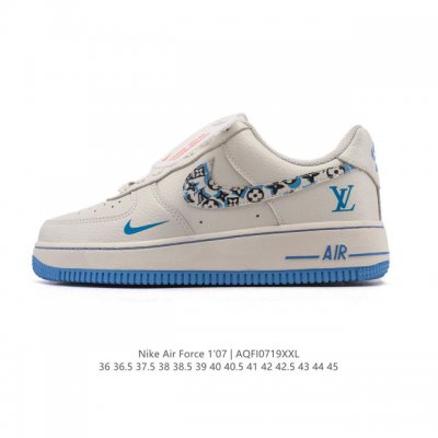 Nike Air Force 1 '07 Low, a Louis Vuitton collaboration with a cushioned, low-to