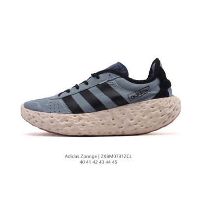 New adidas Zponge classic sneakers for men and women, adidas official trefoil, A