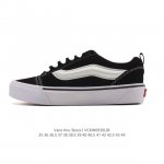 Vans Knu-Skool Vr3 Lx loafers with a leather and canvas upper. The Campbell's Ju