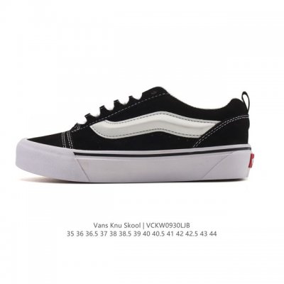 Vans Knu-Skool Vr3 Lx loafers with a leather and canvas upper. The Campbell's Ju