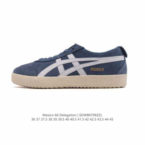 Genuine ASICS Mexico 66 Delegation casual fashion sports shoes are upgraded wit