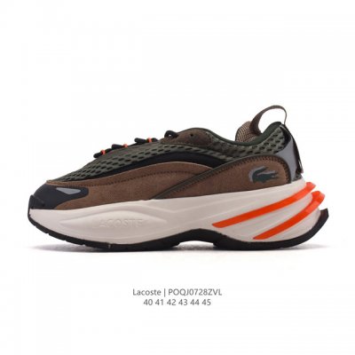 Lacoste fashionable outdoor casual series sneakers, thick-soled, height-enhancin