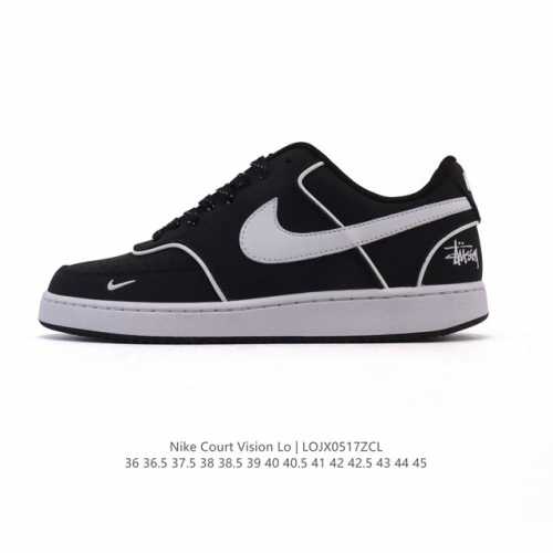 Nike Court Vision Lo Campus Style Low-Top Retro Basketball Sneakers For Men And
