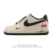 Company-grade Nike Air Force 1 '07 Low platform sneakers, featuring a thick sole