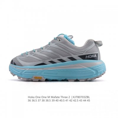 Corporate-level Hoka One One Mafate Three 2 men's and women's trail running sho