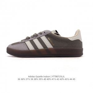adidas Originals Gazelle Indoor Retro Trefoil Non-slip Transparent Rubber Sneake