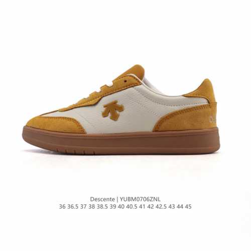 Company-level Descente lightweight leather shoes German training shoes fashion