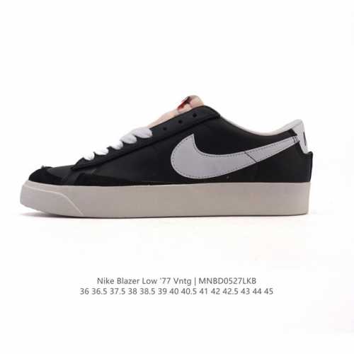 Genuine Nike Nike Blazer Low '77 Vntg Men's And Women's Sports Sneakers Reproduc