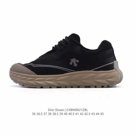 Corporate-level Descente Chron retro sports casual shoes for men and women, outd - Click Image to Close