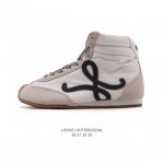 Corporate-level Loewe Ballet Runner leather and fabric stitching, simple round-