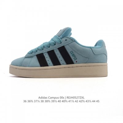 Corporate Adidas. Trefoil Campus 00S Bread Shoes. Retro Casual Sneakers. Millenn