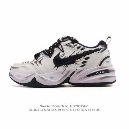 Corporate Nike Air Monarch IV men's and women's training shoes, thick-soled dad