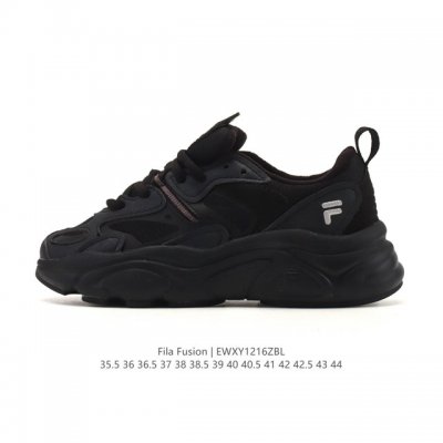 Fila Women's Shoes 2025 Official New Breathable Cat Paw Shoes Thick Sole Height