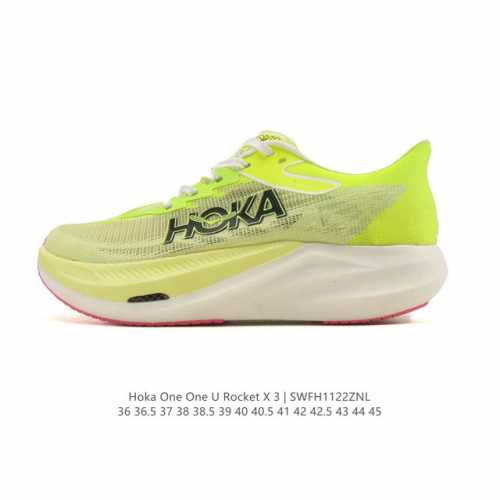 New Hoka One One Men's and Women's Rocket X 3 Lightweight, Breathable, Cushionin