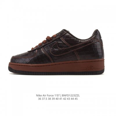 Nike Air Force 1 '07 Low. A versatile, platform, low-top, casual athletic shoe