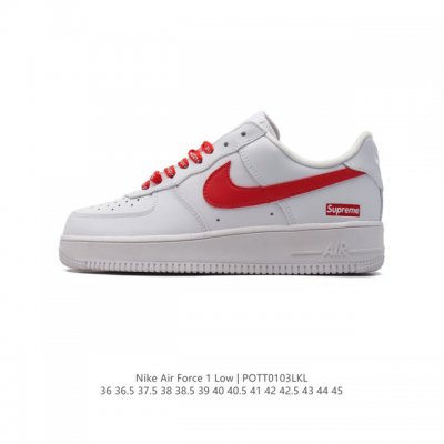 supreme X Nike Air Force 1 Low af1 supreme Cu9225-101 36 36.5 37.5 38 38.5 39 4