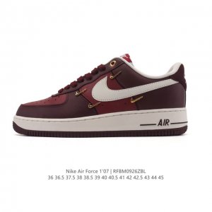 Nike Air Force 1 '07 Air Force One white cushioned low-top, versatile, thick-so