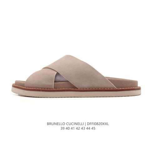 New arrival, Brunello Cucinelli, an Italian luxury brand. Luxury men's suede sa