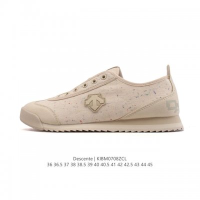 Company-level Descente Chron retro leather canvas splicing sports casual shoes f