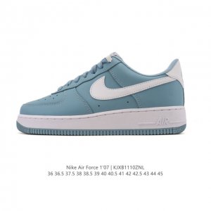 Company-grade Nike Air Force 1 '07 Low platform sneakers, made with original la
