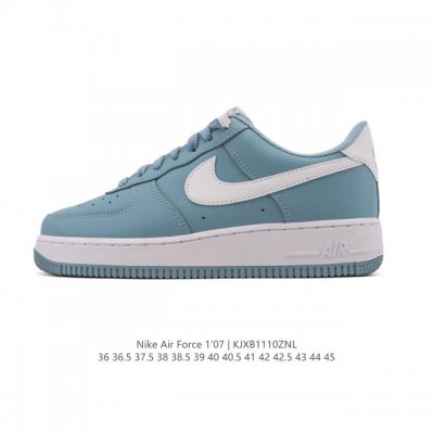 Company-grade Nike Air Force 1 '07 Low platform sneakers, made with original la