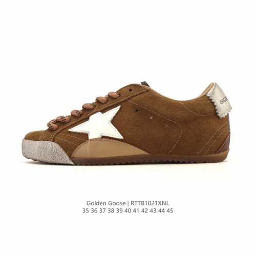 Company-grade Golden Goose Deluxe Brand Sstar sneakers, these are retro-style di