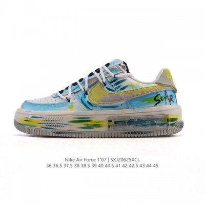 Company-level Af1 Nike Air Force 1 '07 Low Air Force One white shoes deconstruc