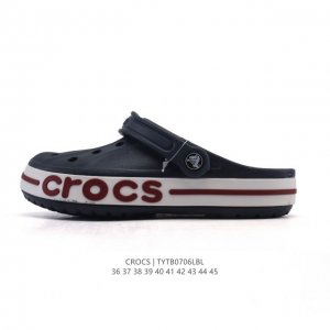 Crocs Beach Hole Shoes Beiya Men's and Women's Casual Thick-soled Height-enhanci