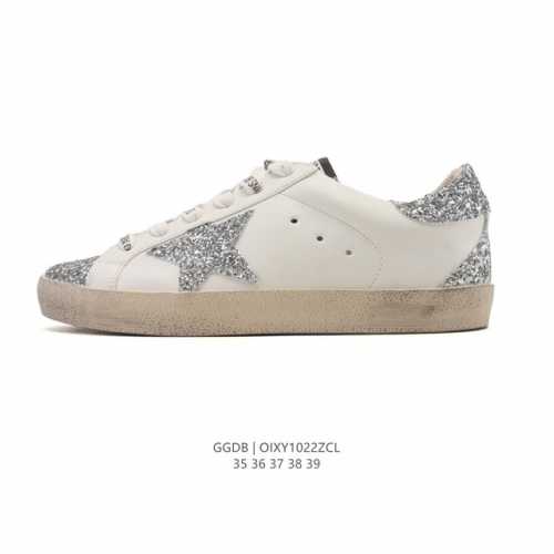 Company-grade Golden Goose Deluxe Brand Sstar Ggdb distressed sneakers from Ital