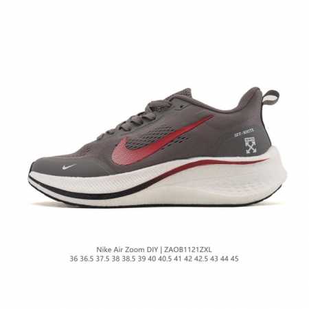Nike 'Diy' Moonshot Breathable Cushioning Speed Running Shoes, Thick-Soled, Hei - Click Image to Close