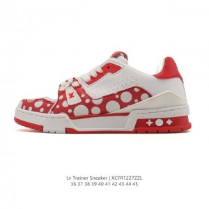 Louis Vuitton Trainer Sneaker Low, a stylish and trendy platform sneaker for me