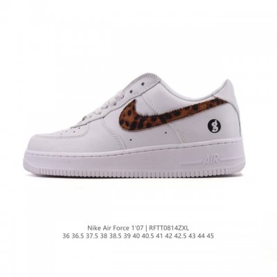 Nike Air Force 1 '07 Low Air Force One white cushioned sneakers, a versatile, l