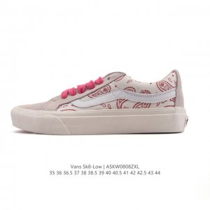 Vans Sk8-Low classic Xiaohongshu hot-selling low-top casual canvas splicing vul