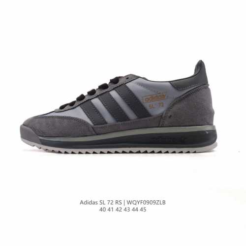 Adidas SL 72 Shoes Classic Retro Thin-Sole Sneakers T-Toe Shoes Trefoil Retro Ca