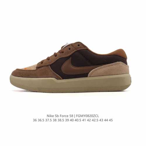 Nike SB Force 58 Skateboarding Shoe. Bringing cutting-edge innovation to the st