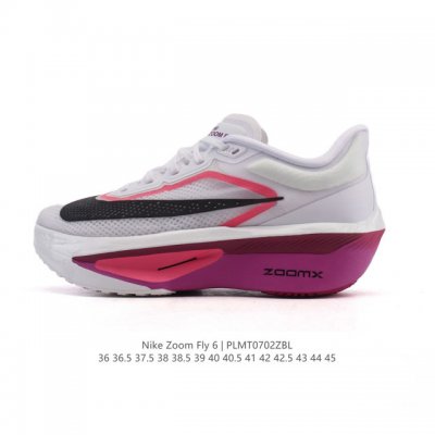 Corporate Nike Zoom Fly 6 Marathon Carbon Plate Beige Black Running Shoes Unise