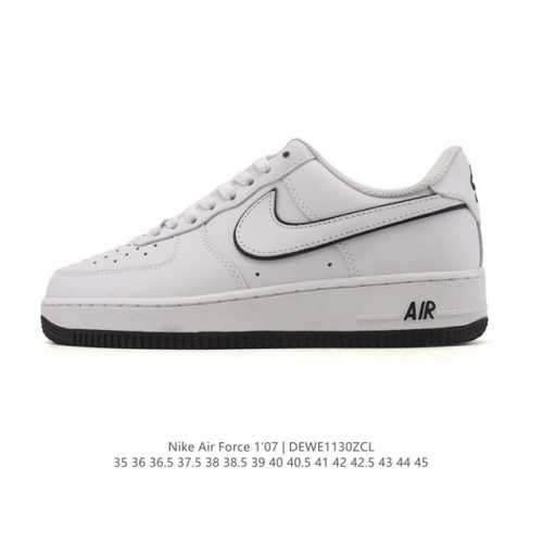 Nike Air Force 1 '07 Low, a versatile, platform, low-top, casual athletic sneak