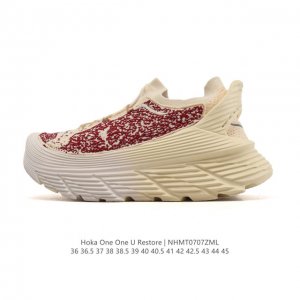 Corporate-level Hoka One One Restore elastic, comfortable, shock-absorbing, non