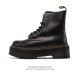 Company-grade DR Martens high-top business leather boots for men and women, casu