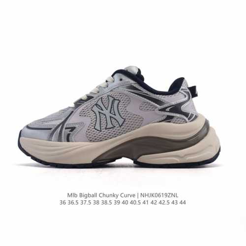 Corporate-level MLB Bigball Chunky Curve New York Yankees Thick-soled Heightened
