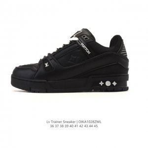 Company-grade top-grain leather strap chip Louis Vuitton Lv Louis Vuitton sneake