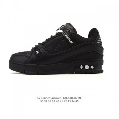 Company-grade top-grain leather strap chip Louis Vuitton Lv Louis Vuitton sneake