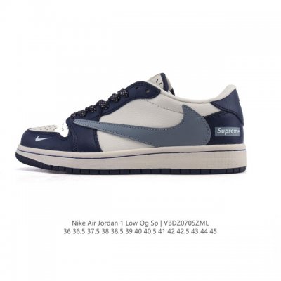 Company-level genuine Nike Air Jordan 1 Low Og Sp Military Blue Aj1 Joe 1 rever