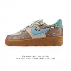 Company-level Af1 Nike Air Force 1 '07 Low Air Force One white shoes deconstruc