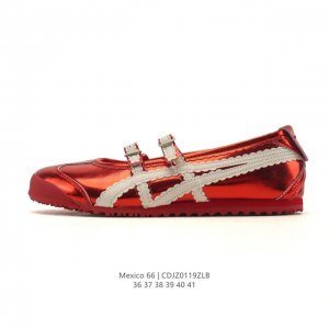 New Arrival: Onitsuka Tiger Mexico 66 Tgrs Mary Jane Ballet Running Shoes. The O