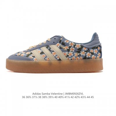 Adidas men's and women's sports shoes, Trefoil Samba Velentine casual shoes, Ger