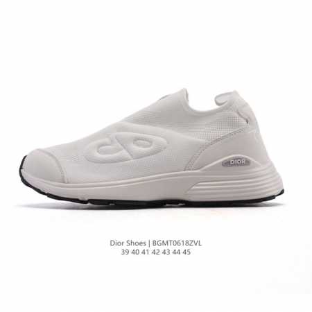 Dior men's shoes D-Connect neoprene sneakers thick sole heightening dad shoes fo - Click Image to Close