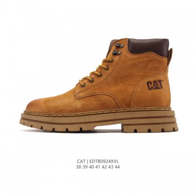 New company-grade Cat Martin boots, trendy thick-soled, height-enhancing ankle