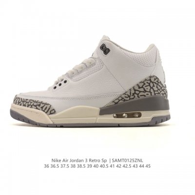 Company Grade Nike Air Jordan 3 Retro Series, a mid-top basketball shoe for men